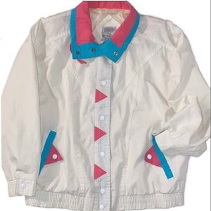 Vintage 90s oversized Be in the Current Seen lightweight jacket/ windbreaker